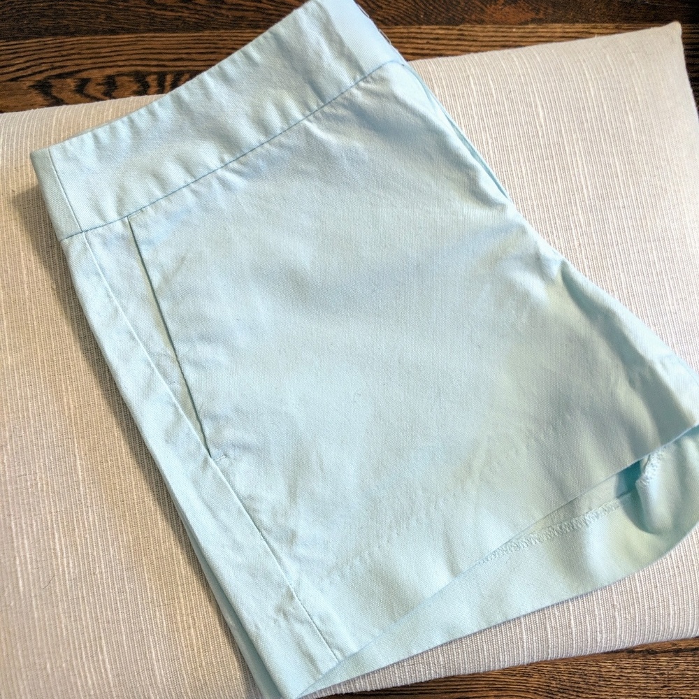 Mint green Hampton shorts